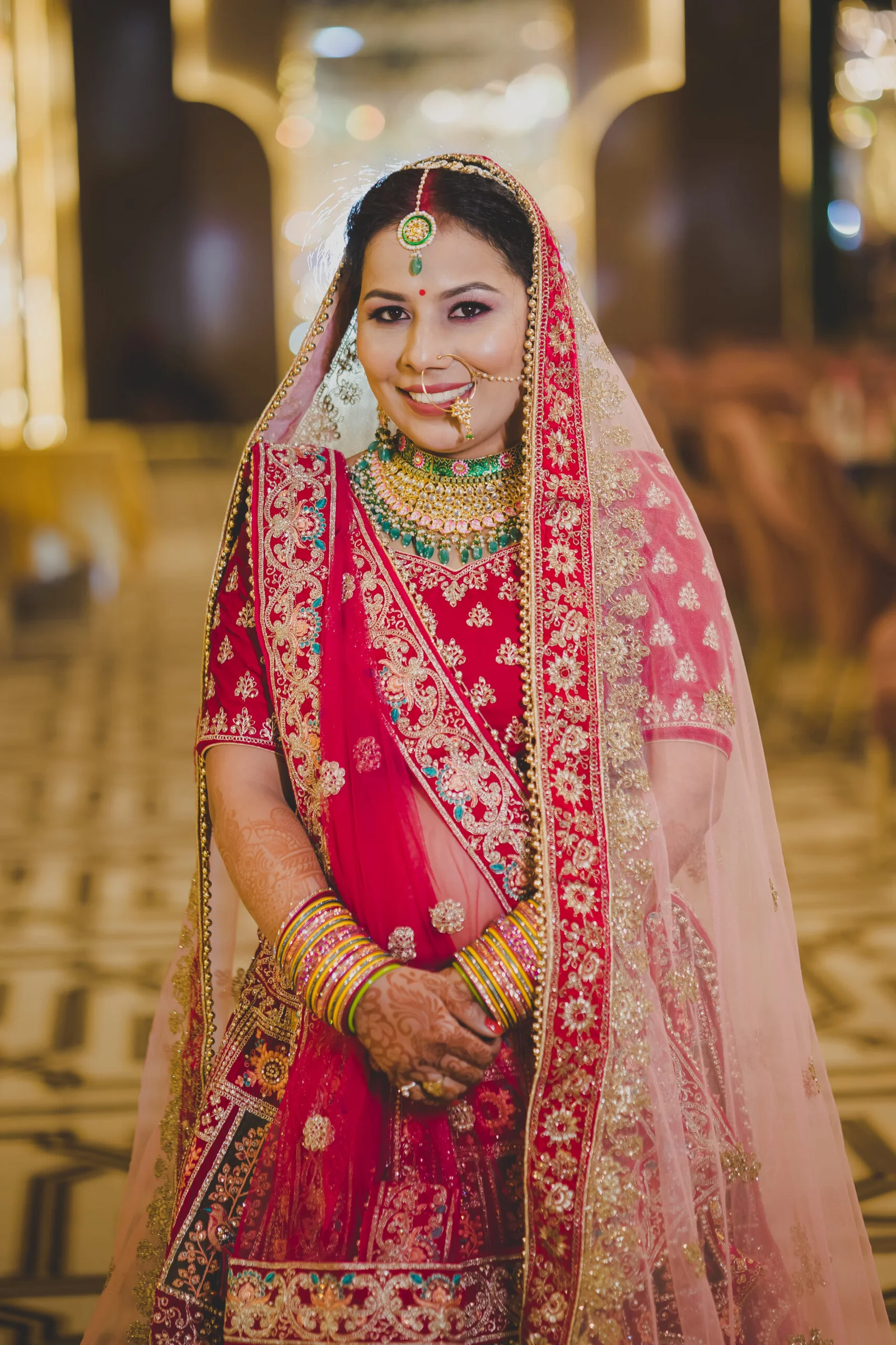 Sacred pheras fire ritual during traditional Indian wedding