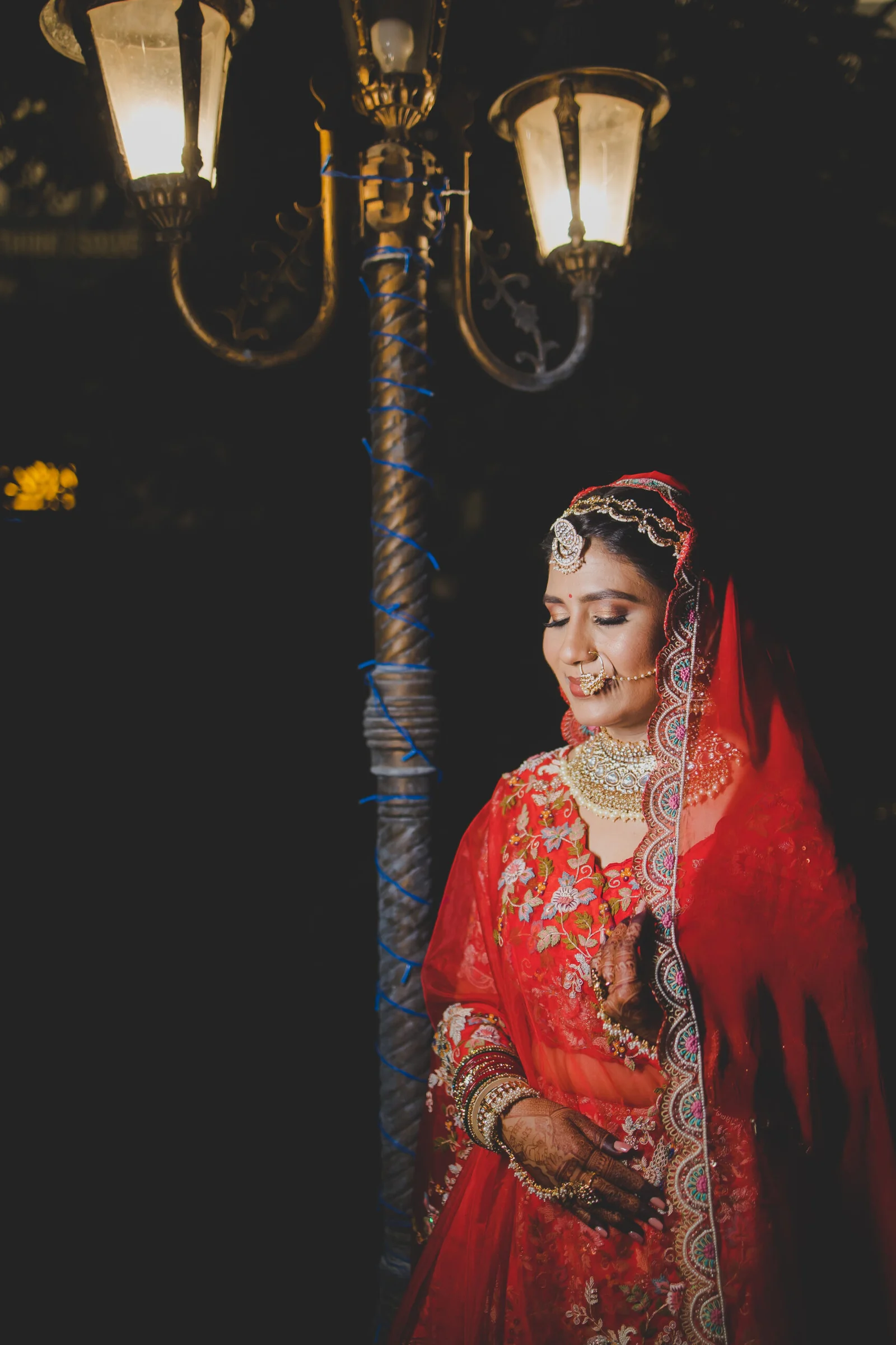 Sacred pheras fire ritual during traditional Indian wedding