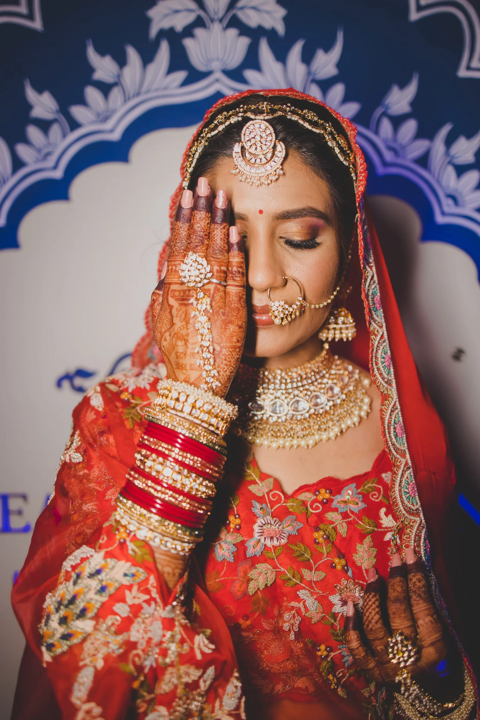 Sacred pheras fire ritual during traditional Indian wedding