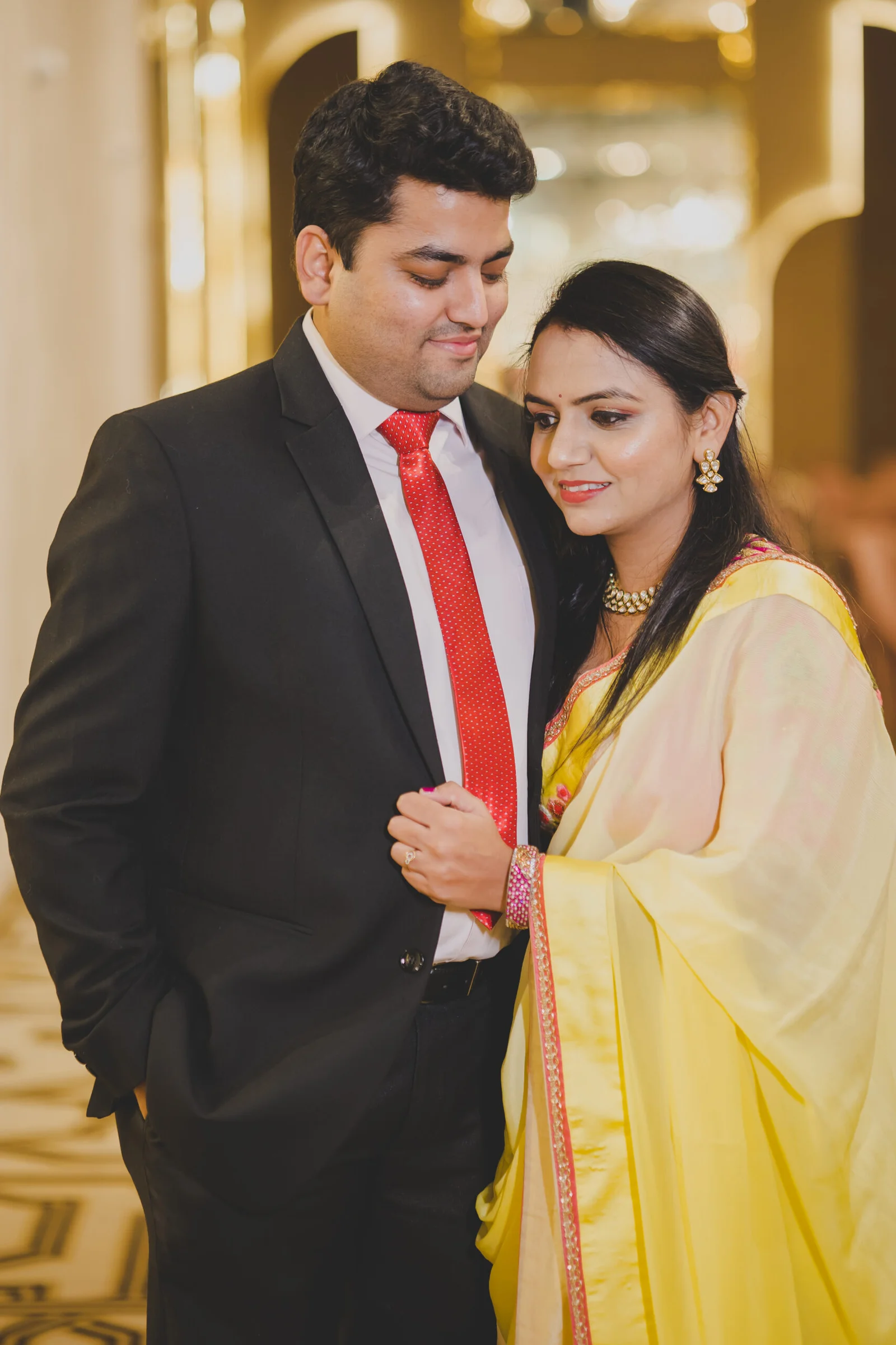 Sacred pheras fire ritual during traditional Indian wedding